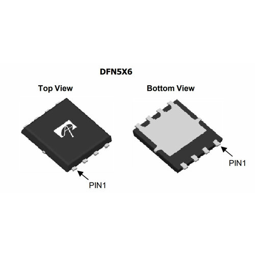 Микросхема AON6510 N-Channel MOSFET 30V 32A DFN5x6 микросхема tpca8059 h n channel mosfet 30v 32a sop advance