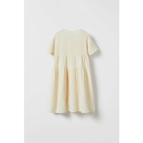 Платье Zara, размер 13-14 лет (164 cm), бежевый