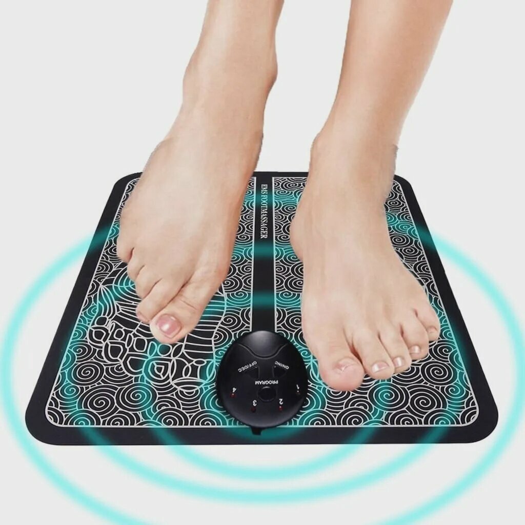 Стимулирующий массажный коврик EMS Foot Massager для ног электрический