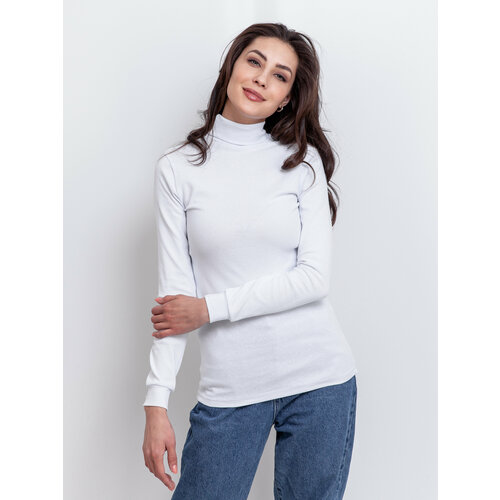 фото Водолазка чебоксарский трикотаж, размер xs, белый