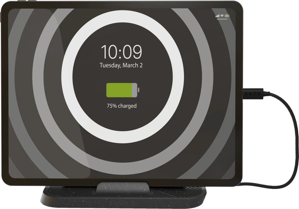 Модульная зарядная станция Zens 60W iPad/Macbook Air Charging Stand чёрная (ZEAPM01/00)