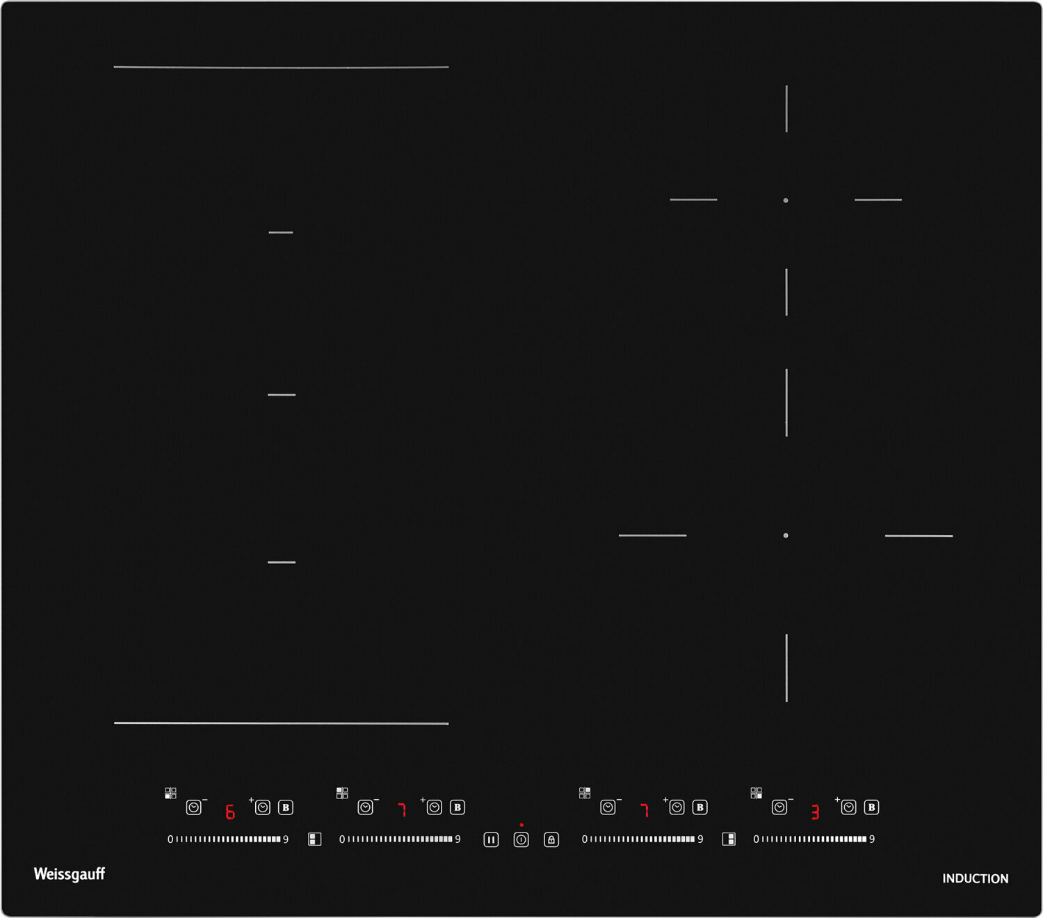 фото Стеклокерамическая панель Weissgauff HI 645 Flex Premium