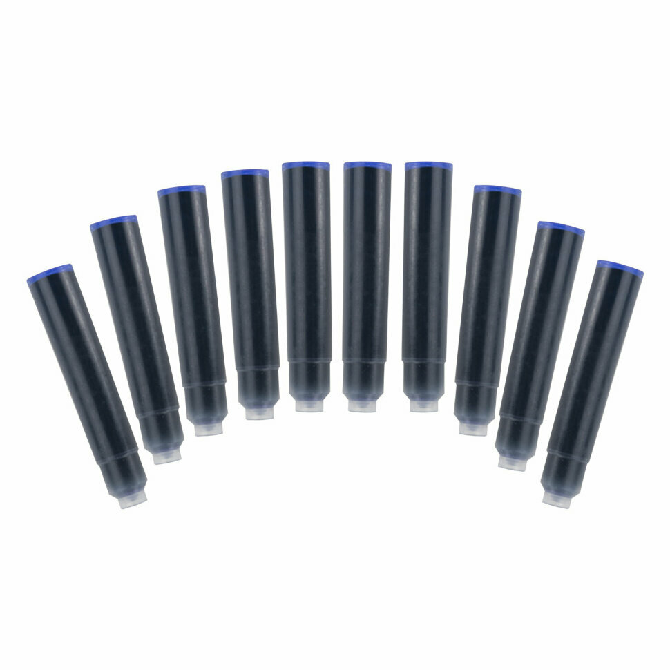 Картриджи чернильные Centropen синие, 10 шт - фото №6