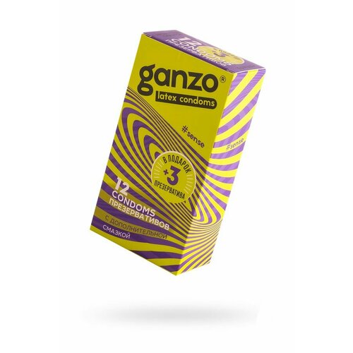 Презервативы Ganzo Sense, 15 шт.