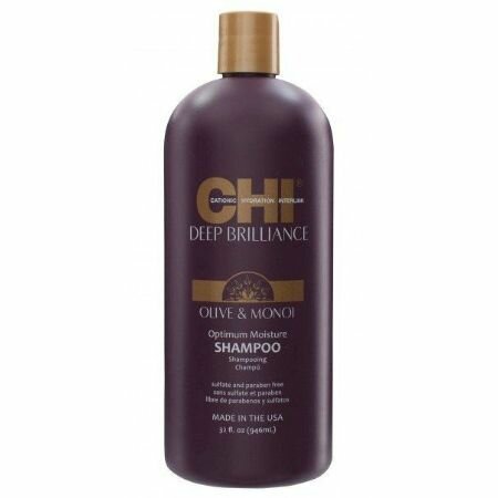 CHI Увлажняющий шампунь Deep Brilli Olive & Monoi Shampoo 946 мл.