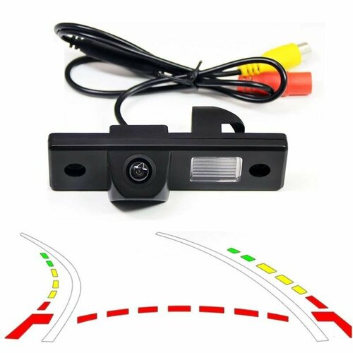 Камера заднего вида Шевроле Ланос Динамическая разметка Chevrolet Lanos 2004-2010 2950₽