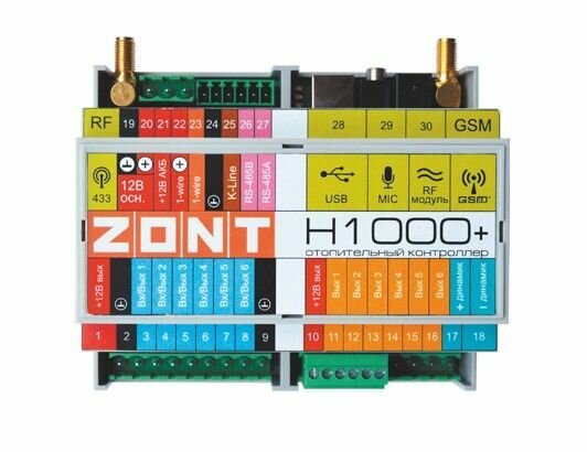 Контроллер универсальный отопительный Zont H1000+