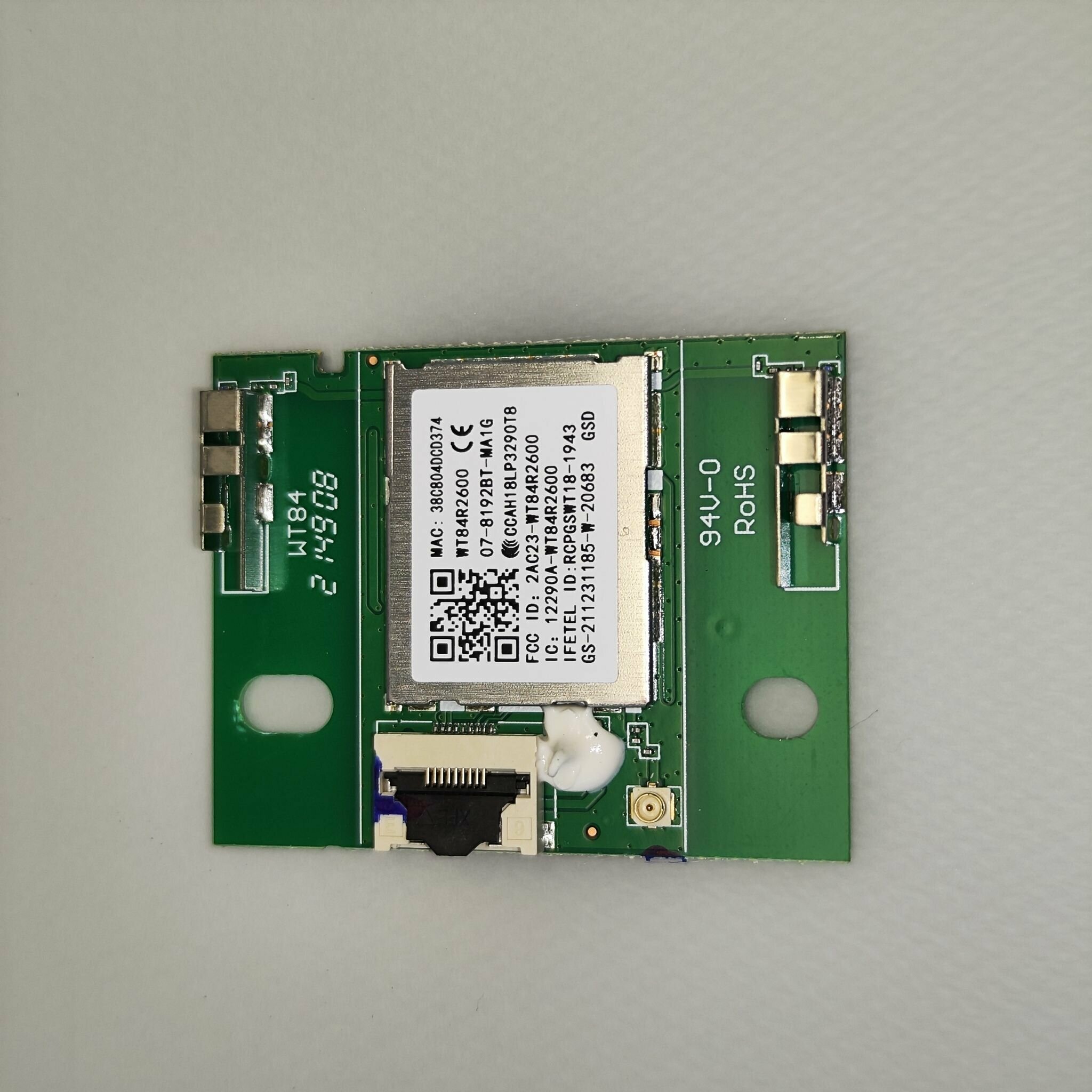 Плата Wi-Fi (WT84R2600 07-8192BT-MA1G), для телевизора Thomson T40FSM6020