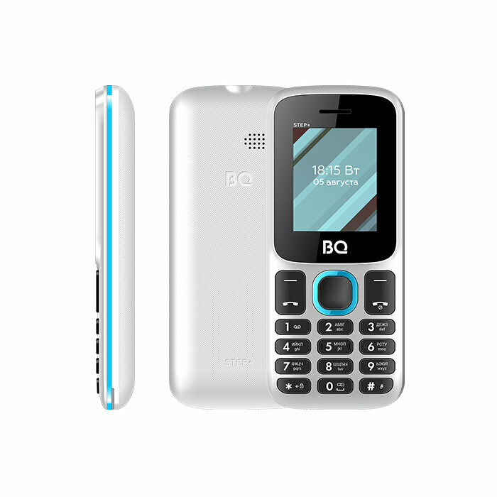 Мобильный телефон BQ 1848 Step+ White+Blue