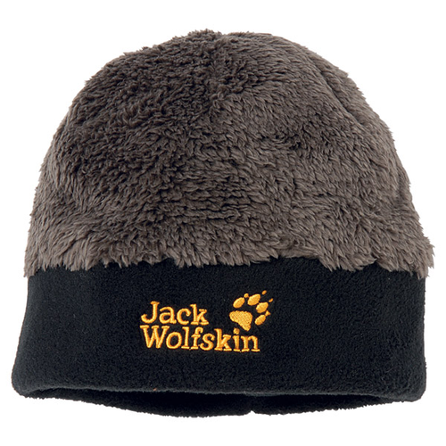 Шапка Jack Wolfskin демисезонная, размер 49-55 см, коричневый