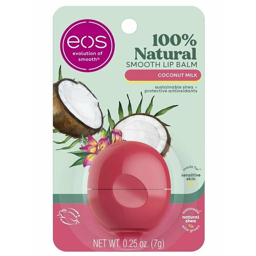 Бальзам для губ EOS Coconut Milk белита бальзам защитный для губ масло ши 5% масло кокоса 15 мл