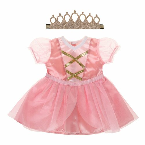 Одежда для кукол 38-43 см Платье и повязка Принцесса mary poppins платье принцесса для кукол 38 43 см 452143 розовый