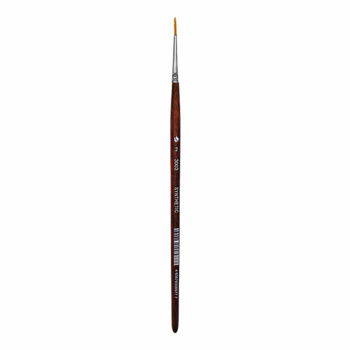Кисть синтетика ХМ 3003102 круглая короткая ручка №02