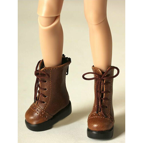 Iplehouse Boots IHS_SS011(Сапожки на шнуровке коричневые для кукол Иплхаус 26 см, 35 см)