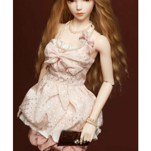Iplehouse Woman Pink Cocktail (Розовое коктейльное платье для кукол Иплхаус 65 см)