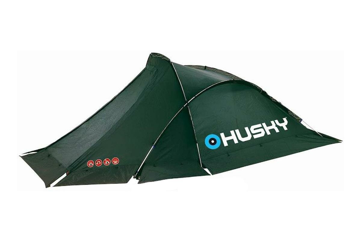 Палатка Husky FLAME 2, цвет: зеленый
