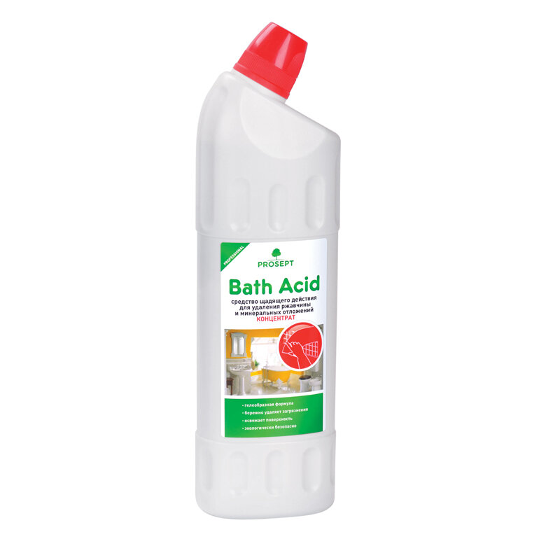 Чистящее средство для ухода за сантехникой Bath Acid . Концентрат, 1л - фотография № 13