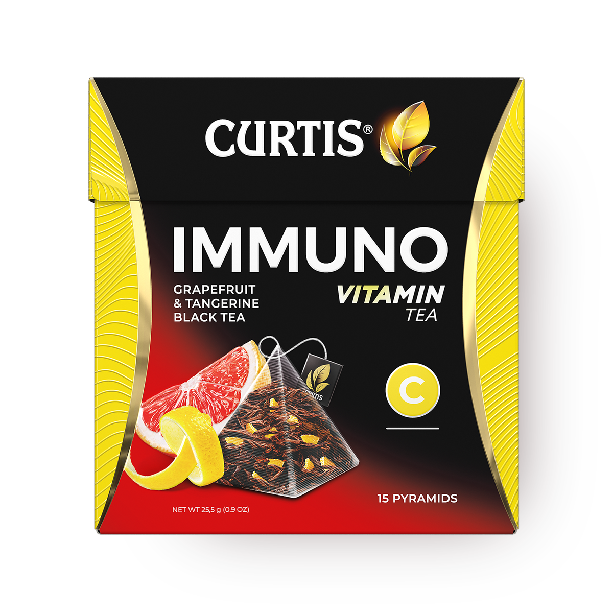 Чай черный Curtis Immuno с Цедрой лимона и апельсина 15*1.7г Май-Фудс - фото №11