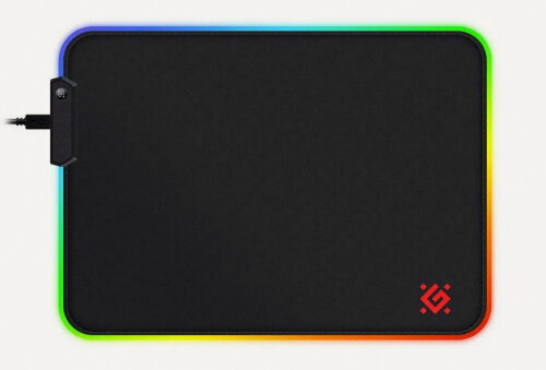 Изображение товара Коврик для мыши Defender Black L Light черный (50008)