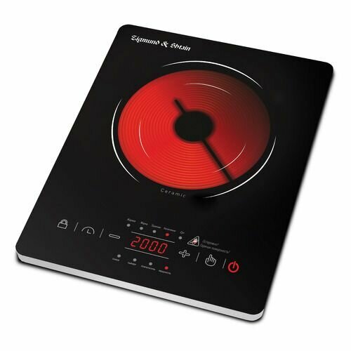 Плита Инфракрасная Zigmund Shtain ZIP-551 черный стеклокерамика настольная 823700₽