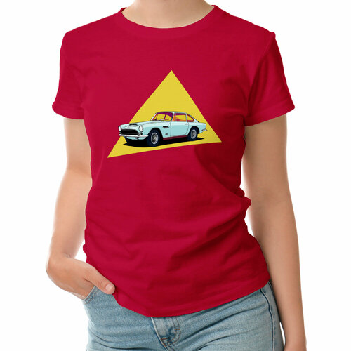 фото Футболка roly, размер s, красный