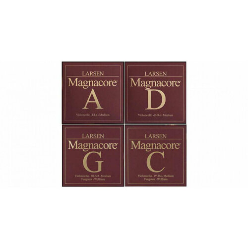 LARSEN Magnacore струны для виолончели 4/4, среднее натяжение (639505)