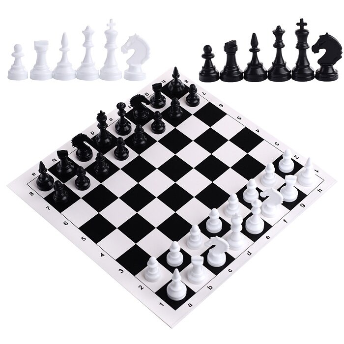 Шахматы Русский стиль "Бум Цена", 26х22 см, в пакете (07153)