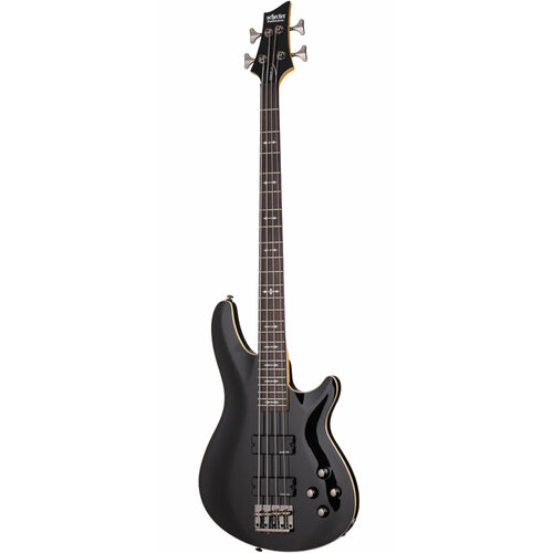 Schecter OMEN-4 BLK Гитара бас, 4 струны, корпус: липа, гриф: клён, звукосн. Schecter Diamond Bass