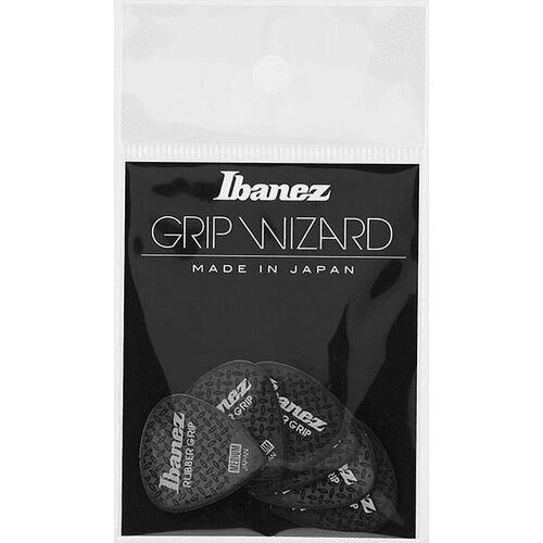 фото Ibanez rubber grip ppa16mrg-bk комплект медиаторов, 6 шт.