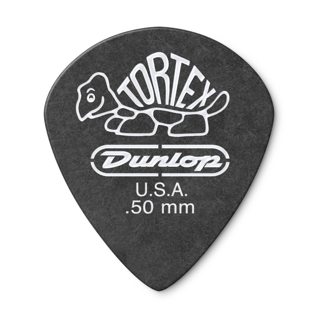 482P.50 Tortex Pitch Black Jazz III Медиаторы 12шт, толщина 0,50мм, Dunlop