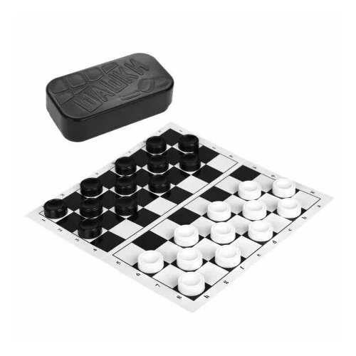 Шашки с доской (европодвес ) шашки с шахматной доской