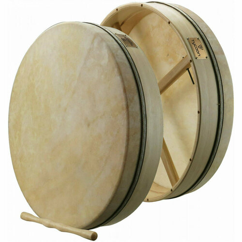 Настраиваемый ручной барабан 46см TYCOON TBTFD-18 tycoon tbtfd 18 настраиваемый ручной барабан бубен 18 46см цвет натуральный мембрана натура