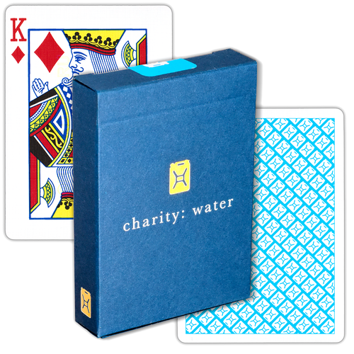 Charity: water, игральные карты компании Theory11