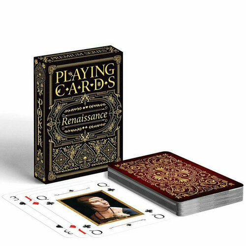 Подарки Игральные карты Ренессанс с картинами художников 54 карты 791₽