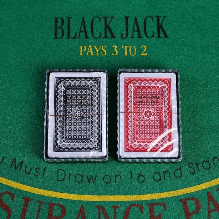 Игральные карты "Flash Royal" из пластика (54 карты) — фото 1