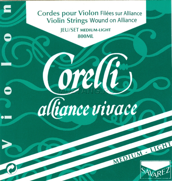 Струны для скрипки CORELLI 800ML Alliance Vivage Medium Light