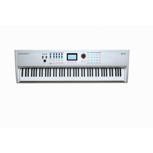 Kurzweil SP7 WH цифровое сценическое пианино, 88 молоточковых клавиш (Фатар), полифония 256, цвет бе kurzweil sp7 lb цифровое сценическое пианино