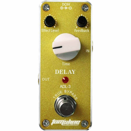 TOMSLINE ADL-3 Педаль эффектов Delay, размер mini, питание от БП 9в