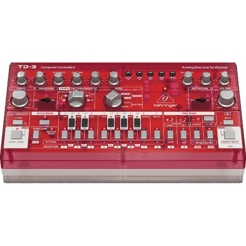 BEHRINGER TD-3-SB аналоговый басовый синтезатор, VCO с двумя формами волны, VCF, VCA, 16-шаговый секвенсор возможностью сохране