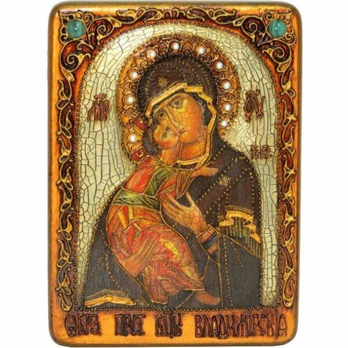 Икона Владимирская Божья Матерь, арт ИРП-556 икона божья матерь владимирская арт ирп 156