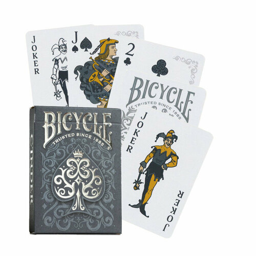 Игральные карты для фокусов Bicycle Cinder / Пепел, 1 колода игральные карты для фокусов bicycle stripper deck конусная колода синие