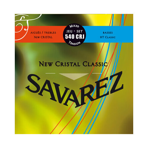 Комплект струн для классической гитары Savarez New Cristal-HT Classic 540CRJ 545j ht classic отдельная 5 я струна для классической гитары сильное натяжение savarez