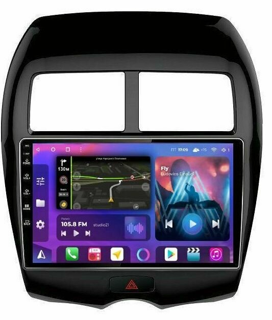 Магнитола FarCar для Mitsubishi Asx, Peugeot 4008, Citroen Aircross на Android 12