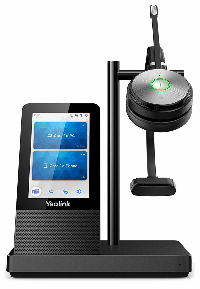 Гарнитура Yealink WH66 Mono Teams / интерфейс подключения Bluetooth USB3.0