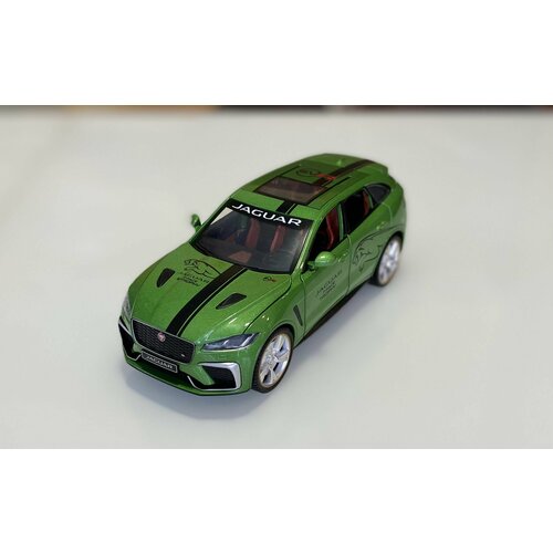 Металлическая машинка Ягуар JAGUAR F-PACE TROPHY, масштаб 1:24, длина 20 см. металлическая машинка ягуар jaguar f pace trophy масштаб 1 24 длина 20 см