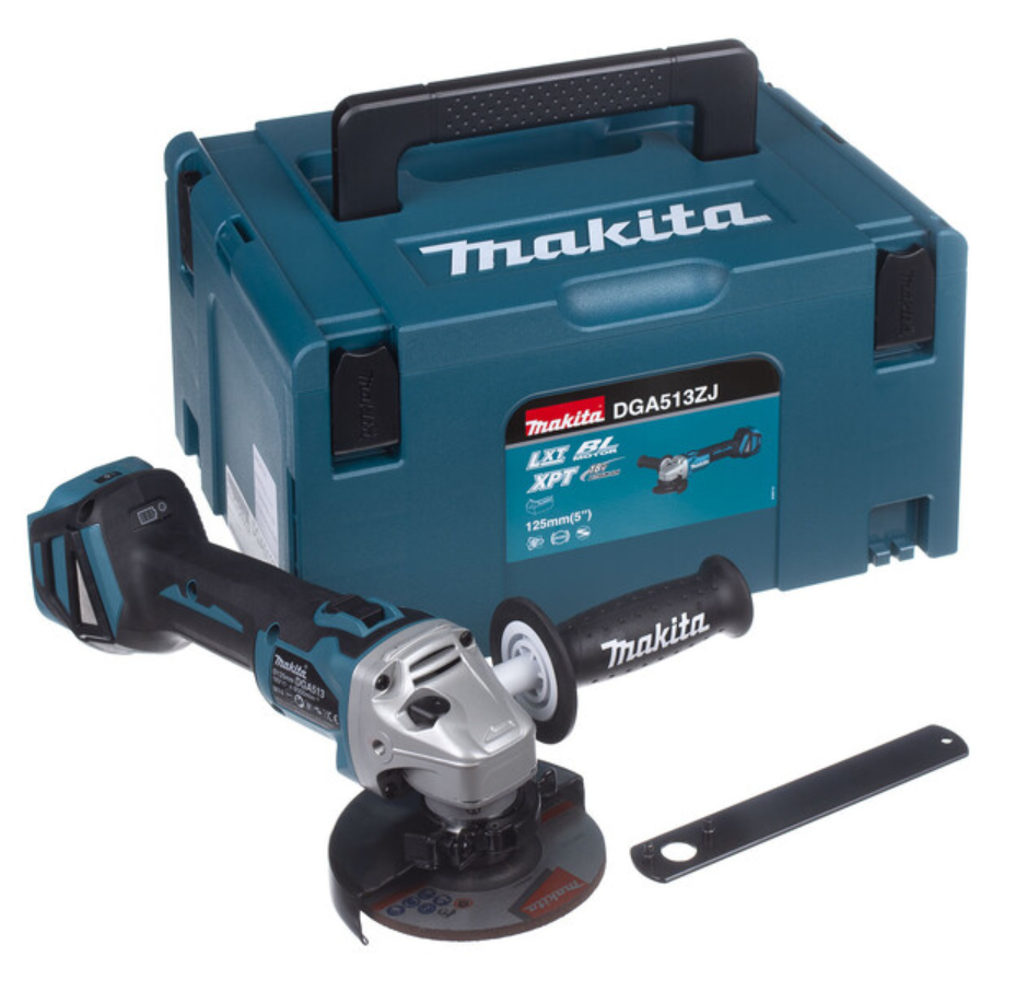 Аккумуляторная угловая шлифмашина Makita DGA513ZJ