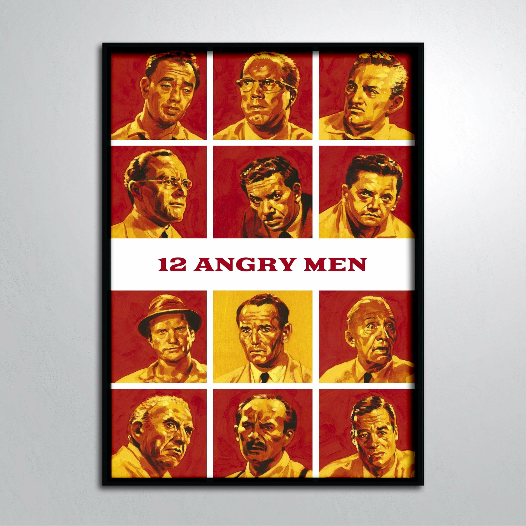 Постер в раме/Генри Фонда 12 разгневанных мужчин (1956) Портреты 12 Angry Men