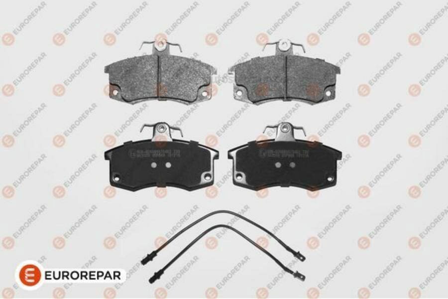 EUROREPAR 1639376480 Колодки тормозные дисковые LADA 110 (2110) 1.5 95>, front, 104 x 62 x 17, with sensors