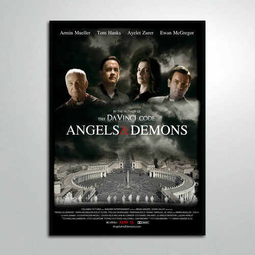 Постер без рамы/Дэн Браун Ангелы и Демоны Том Хэнкс Angels and Demons Endorphin Poster