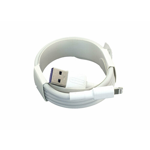 кабель для зарядки apple lightning 8pin super charge 1m белый Кабель OEM для зарядки Apple Lightning 8Pin (Super charge), 1m. Белый